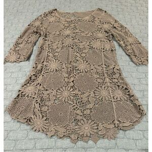 Ladies knit swim suit cover up.  Size large